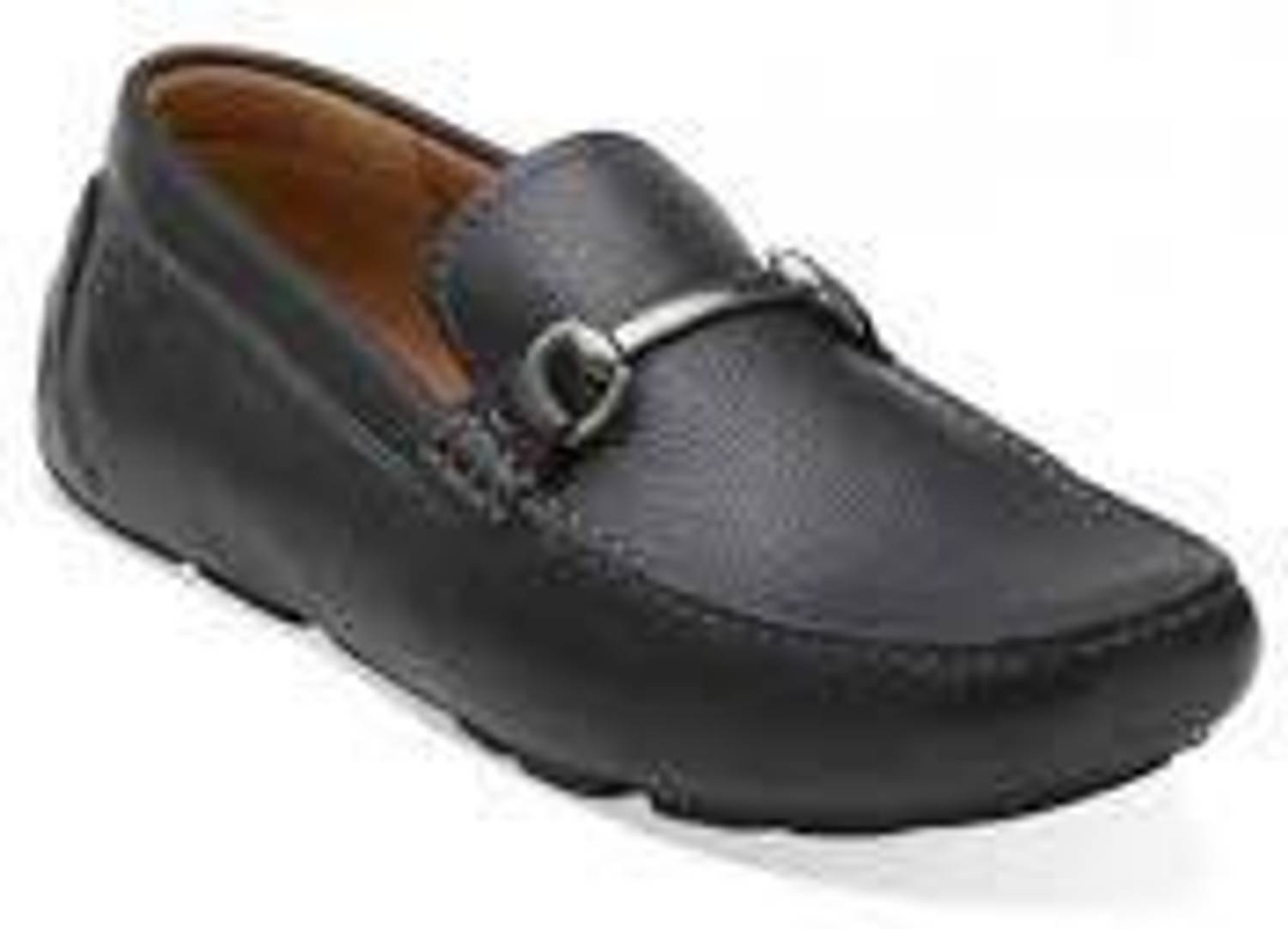 CLARKS Davont Ride Blk Tumbled Lea Casual Shoes For Men  display picture 2
