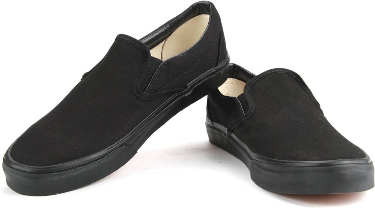 classic slip black vans india