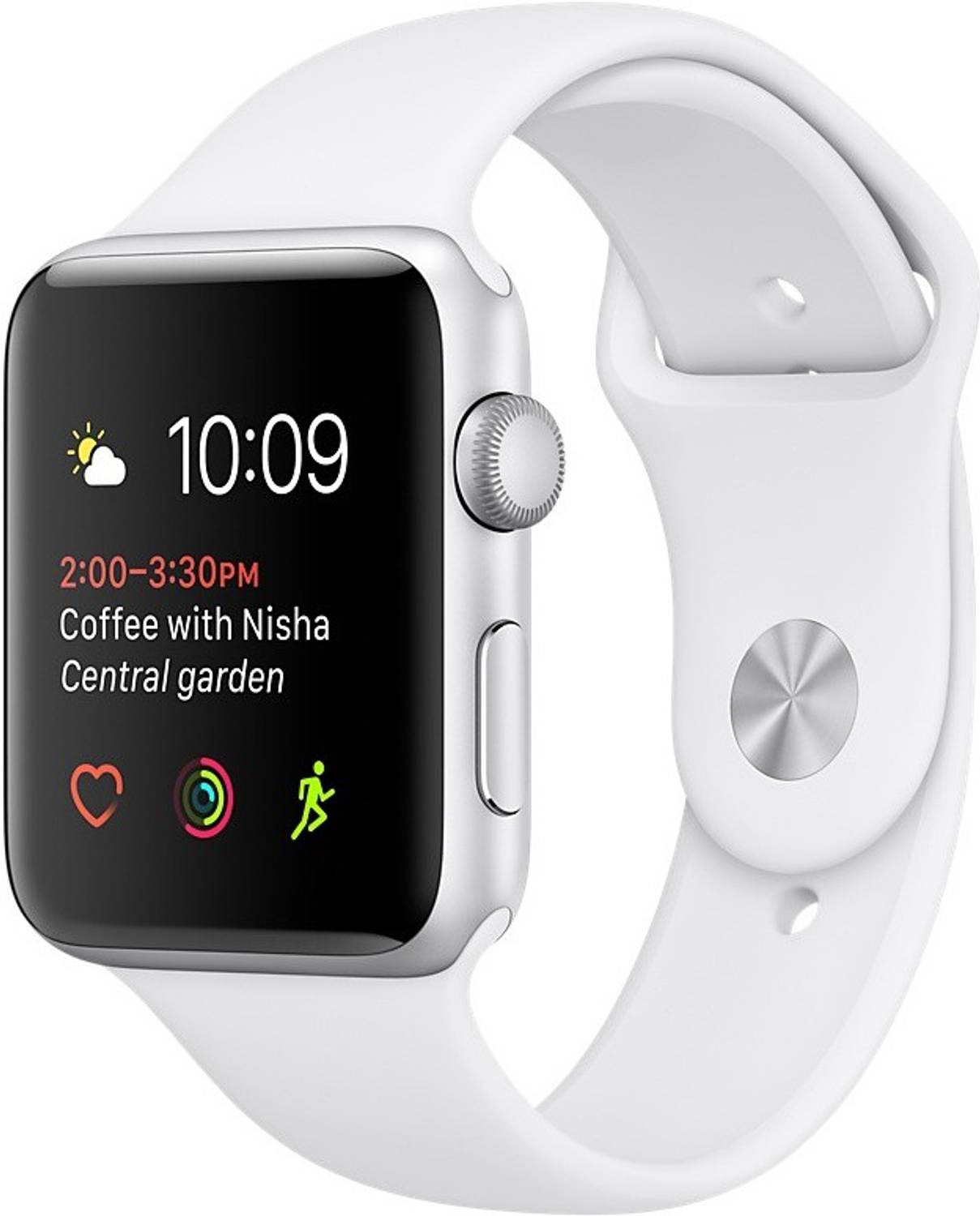 Apple Watch Series 1 - (White Strap, Medium)