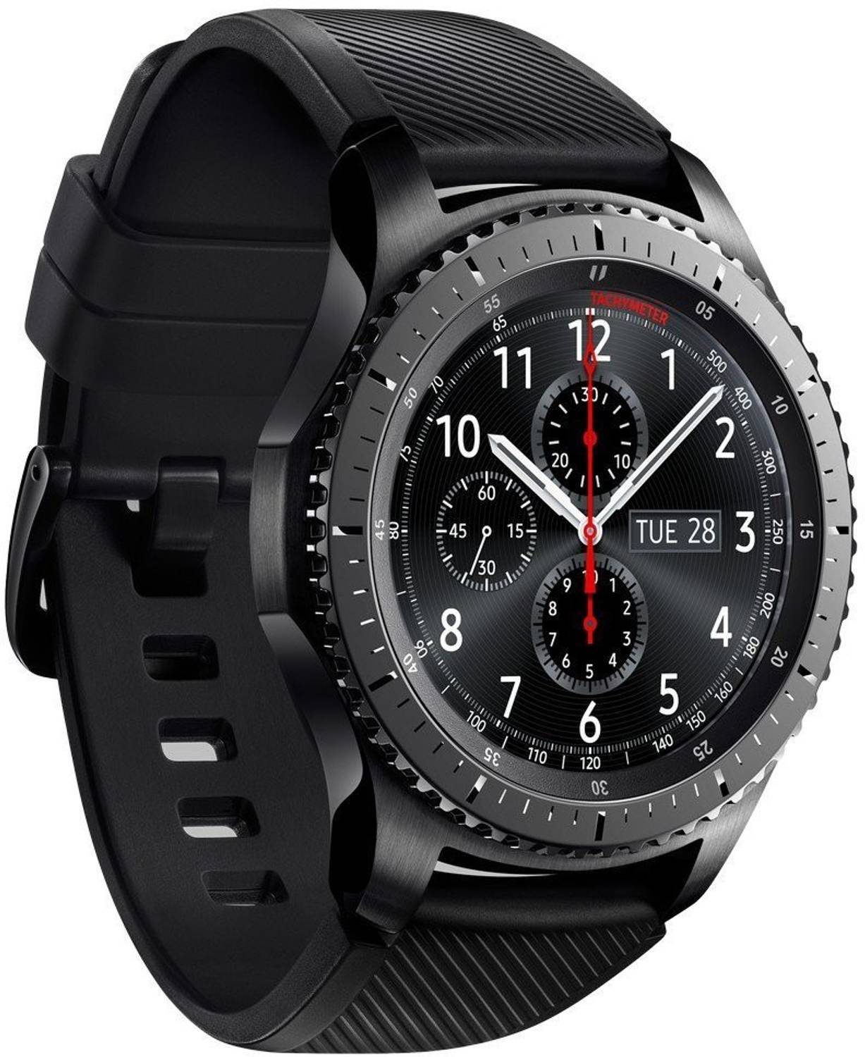 Samsung Gear S3 - Frontier (Black Strap, Regular)