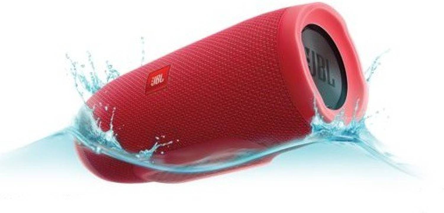 JBL Charge 3 20 W Portable Bluetooth Speaker (Red, Stereo Channel