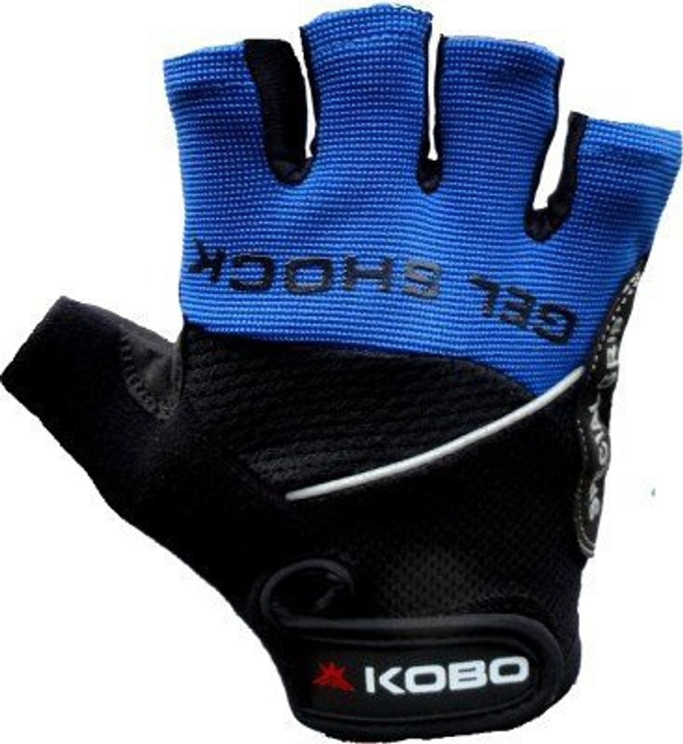 Image of KOBO Exercise Weight Lifting Grippy Hand Protector Padded SG3 Gym & Fitness Gloves