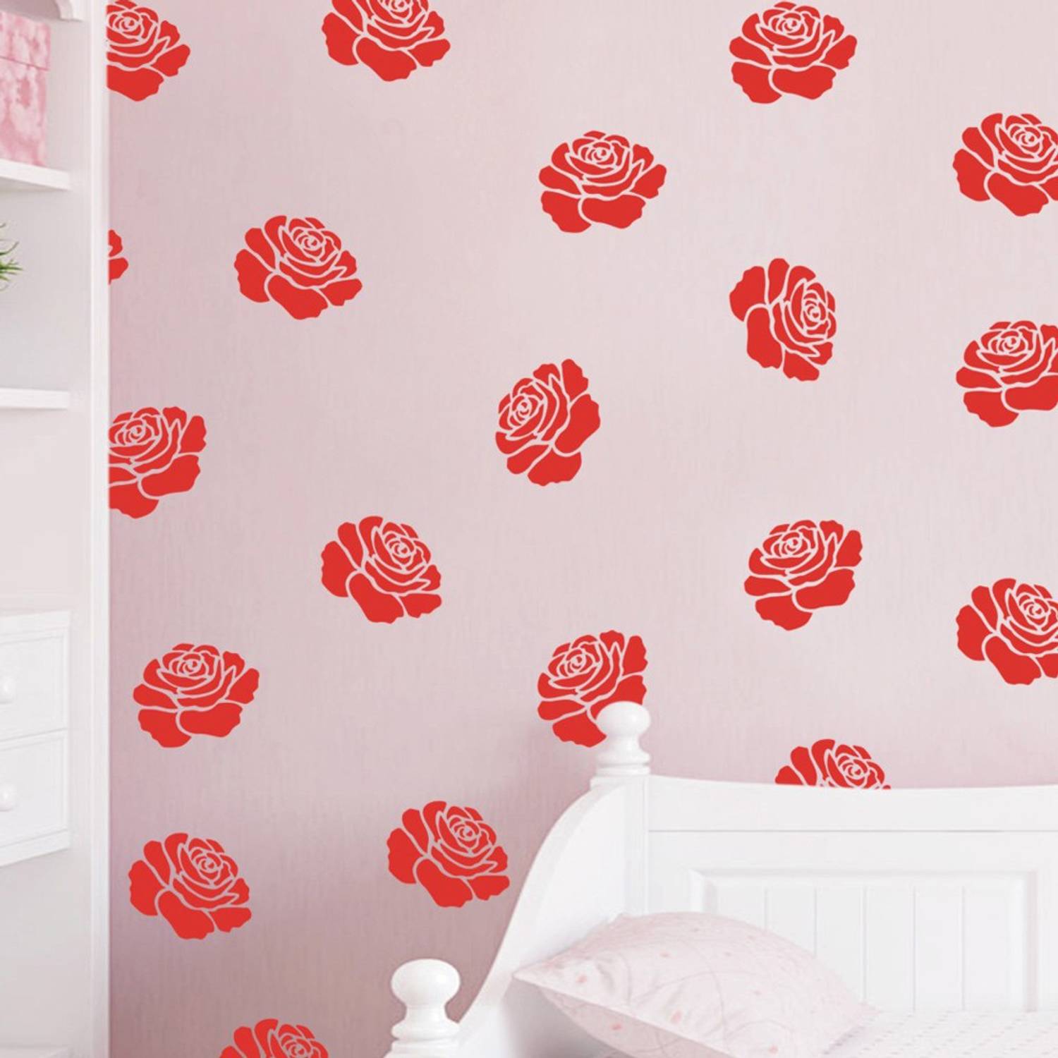 Arhat Stencils FLORAL ASR-E137 GLOSSY PVC (Wall Décor & Art) Stencil