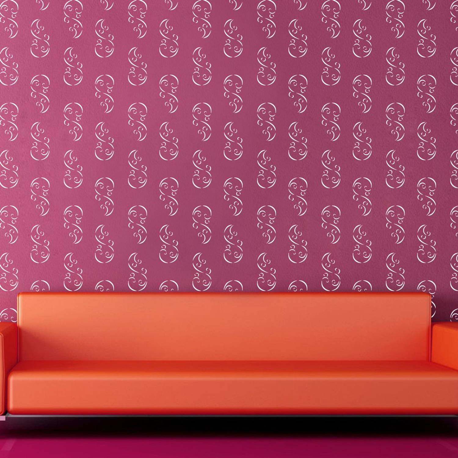 Arhat ASR-E68 GLOSSY PVC (Wall Décor & Art) Stencil