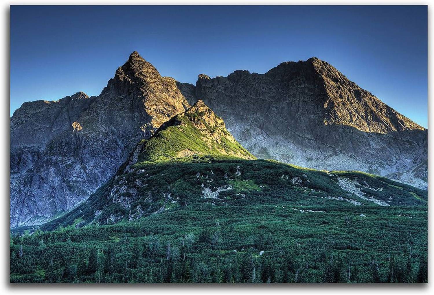 Artifa 40 cm Mountain Range Wall/Door Sticker Self Adhesive Sticker
