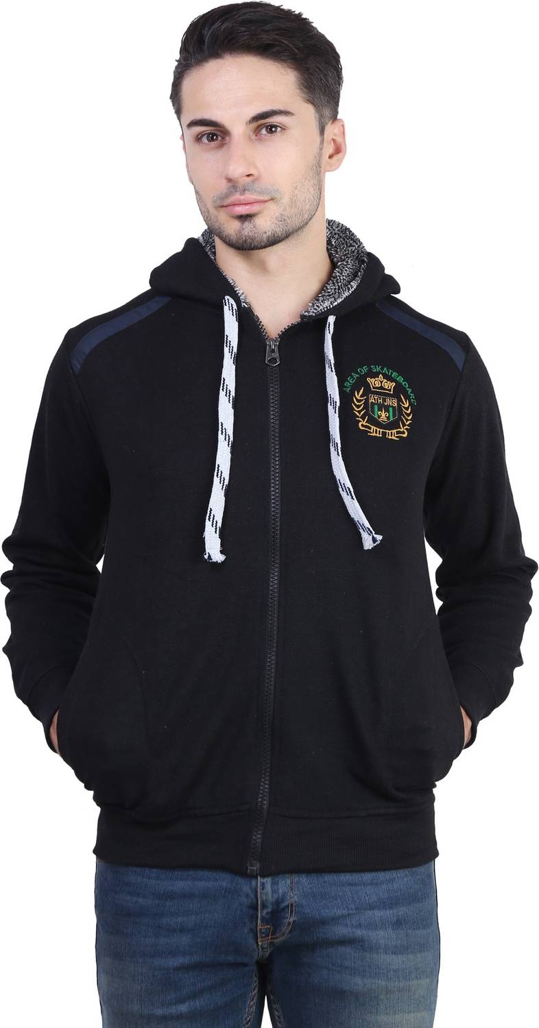 BRAVEZI Full Sleeve Solid Men Sweatshirt