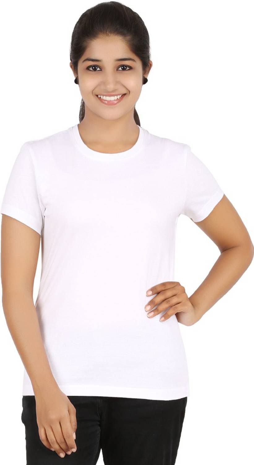 CHECKERSBAY Girls Solid Regular T Shirt
