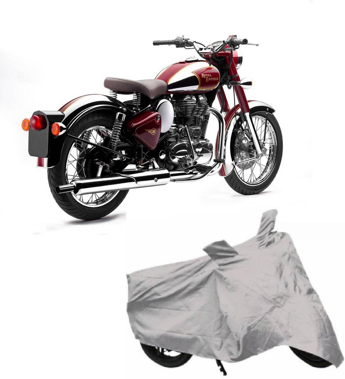 Bristle Two Wheeler Cover for Royal Enfield