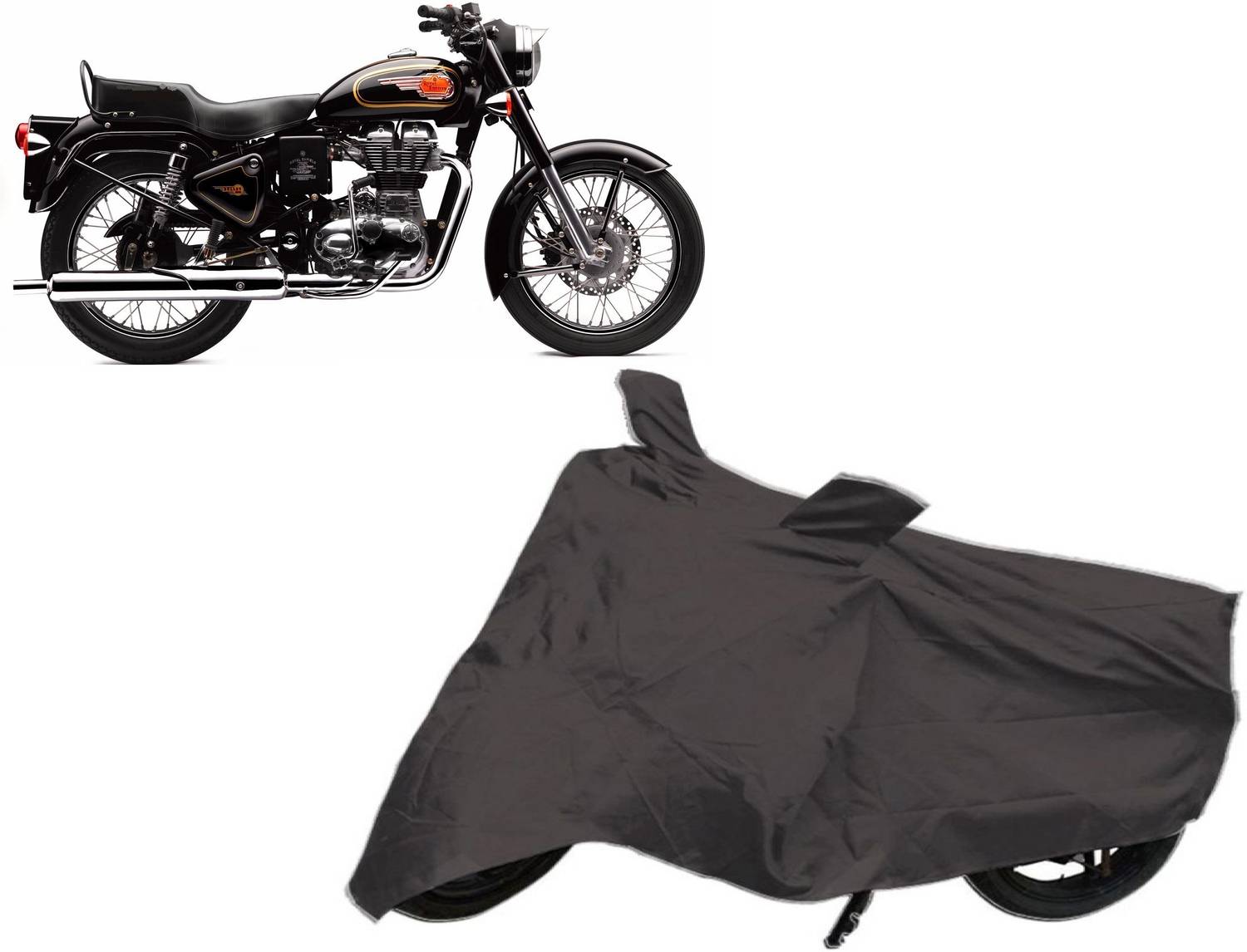 Bristle Two Wheeler Cover for Royal Enfield