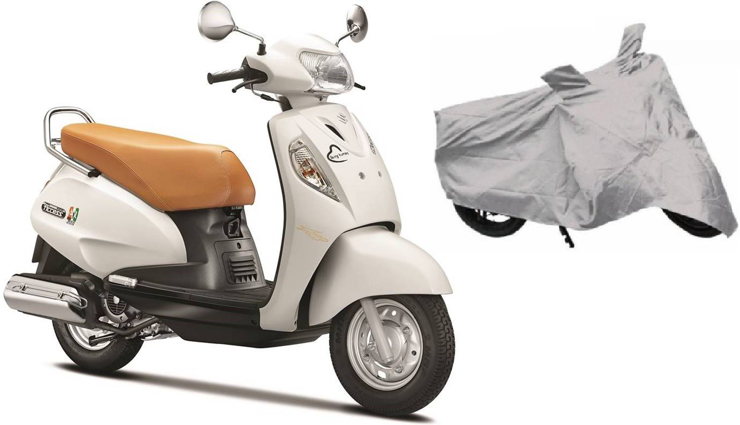 Auto Wheel Garage Two Wheeler Cover for Suzuki