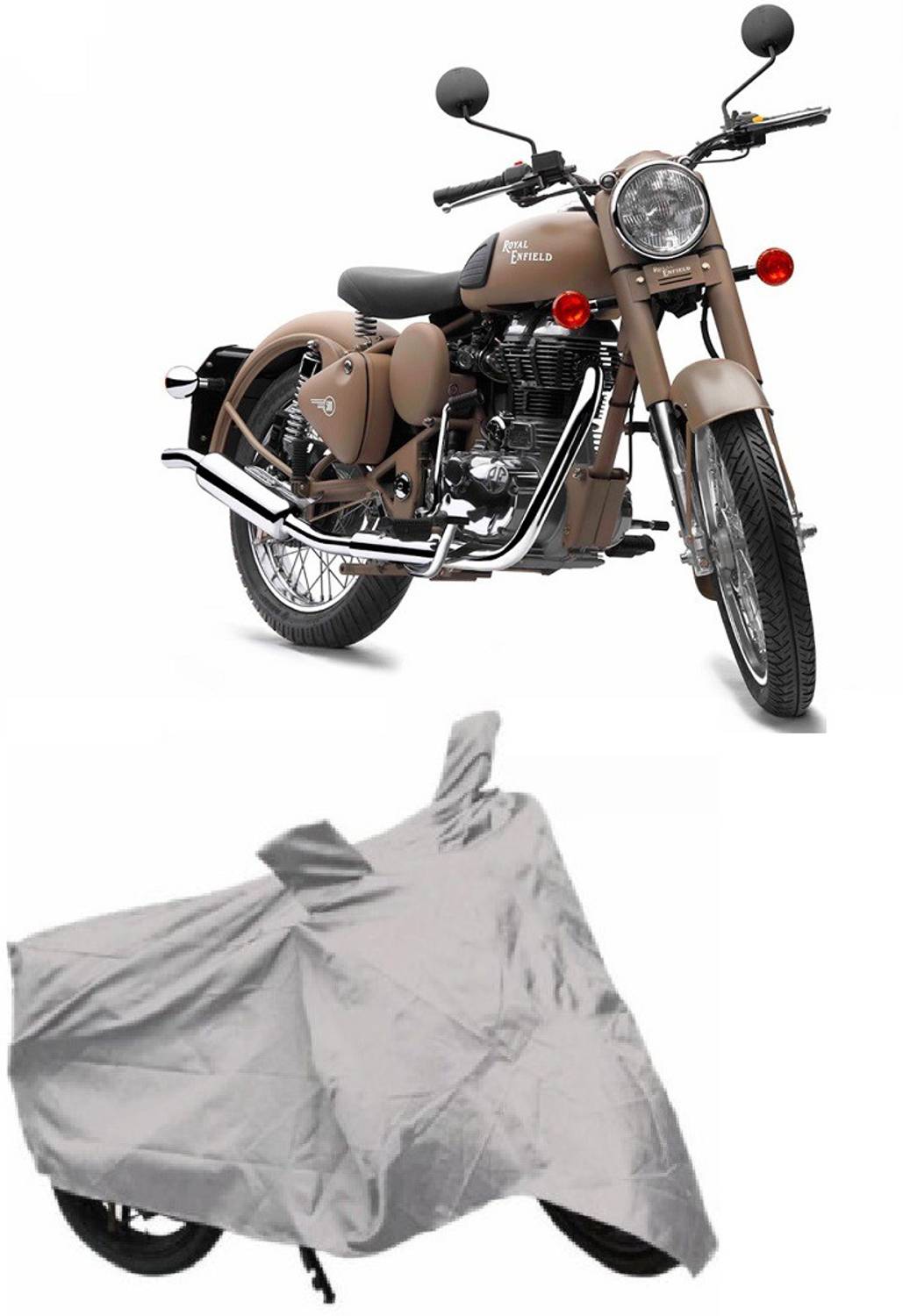 Carcoverpoint Two Wheeler Cover for Royal Enfield