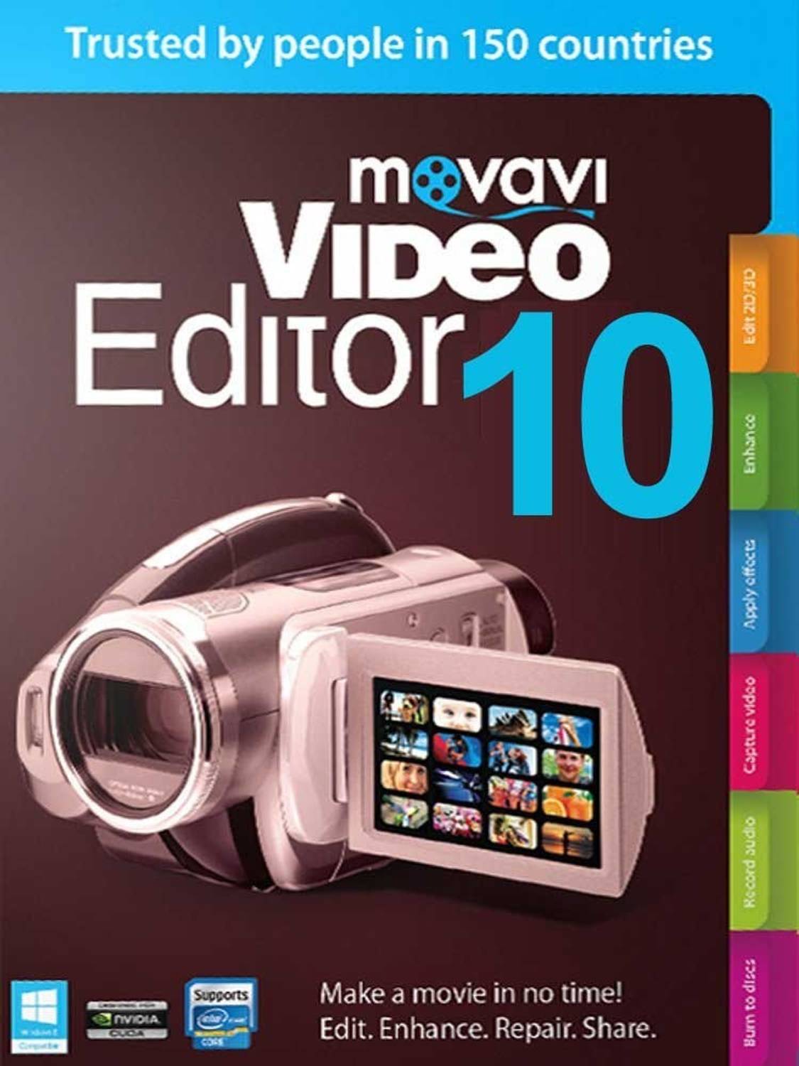 Movavi Video Editor 10 (Lifetime, 1 PC)