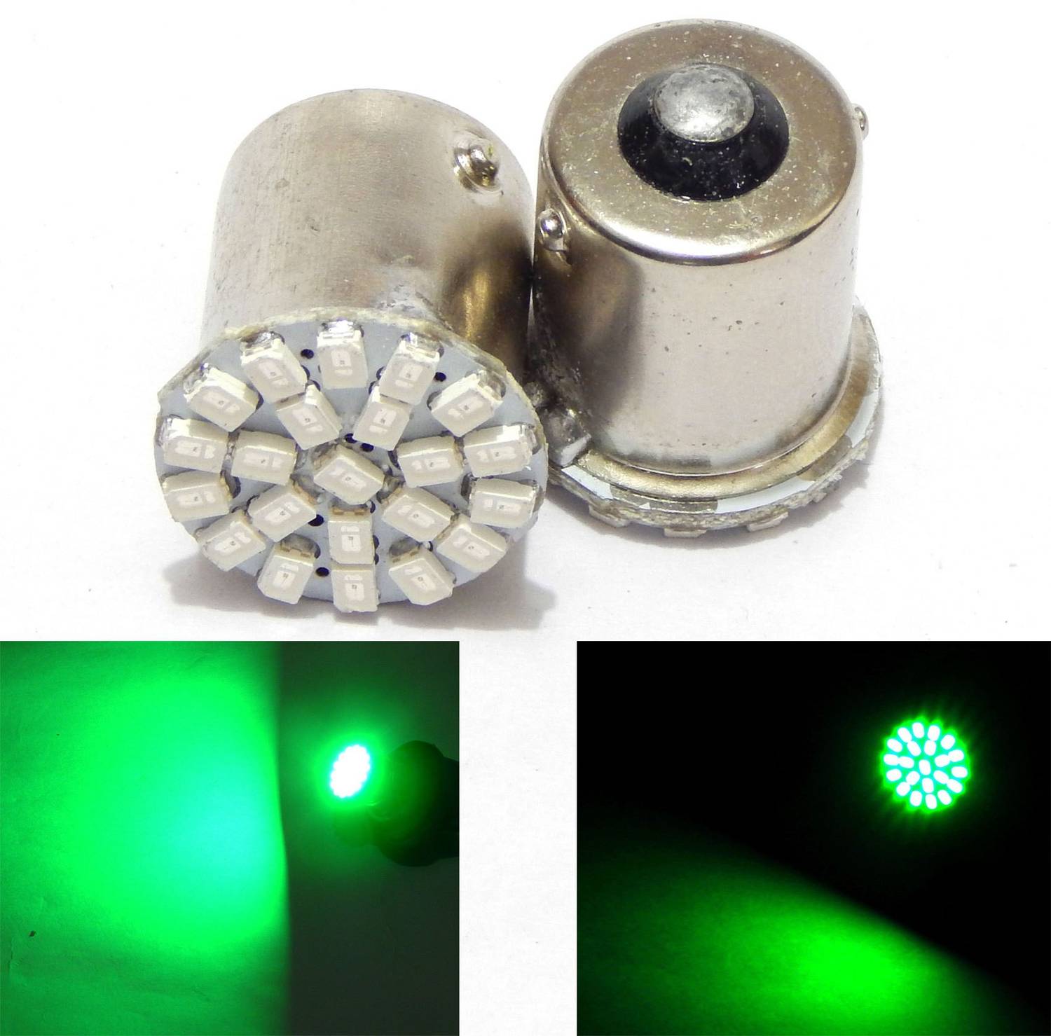 AOW ATTRACTIVE OFFER WORLD IND-C/P-GRE-098 Indicator Light Motorbike LED (12 V, 8 W)