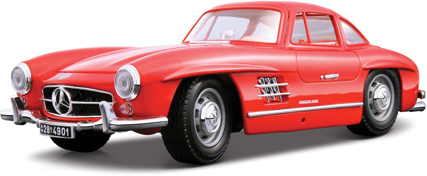 自動車 MERCEDES 300 SL (1954) SCALA 1/18 Burago Bburago Die-Cast 1:18 Scale Mercedes Benz 300 SL (1954) Car - Die