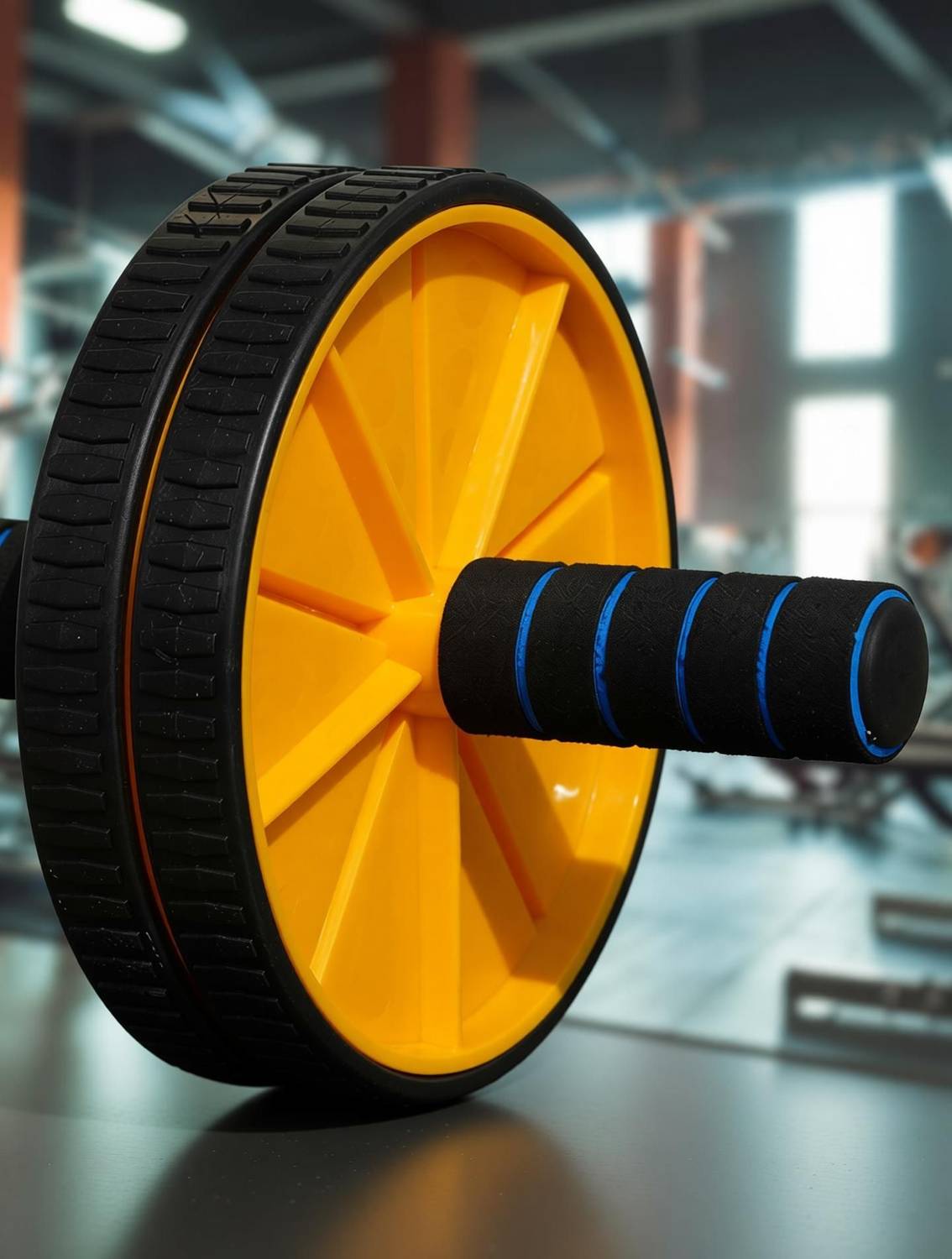 Manogyam Double Wheel Ab Roller Gym - Image 3