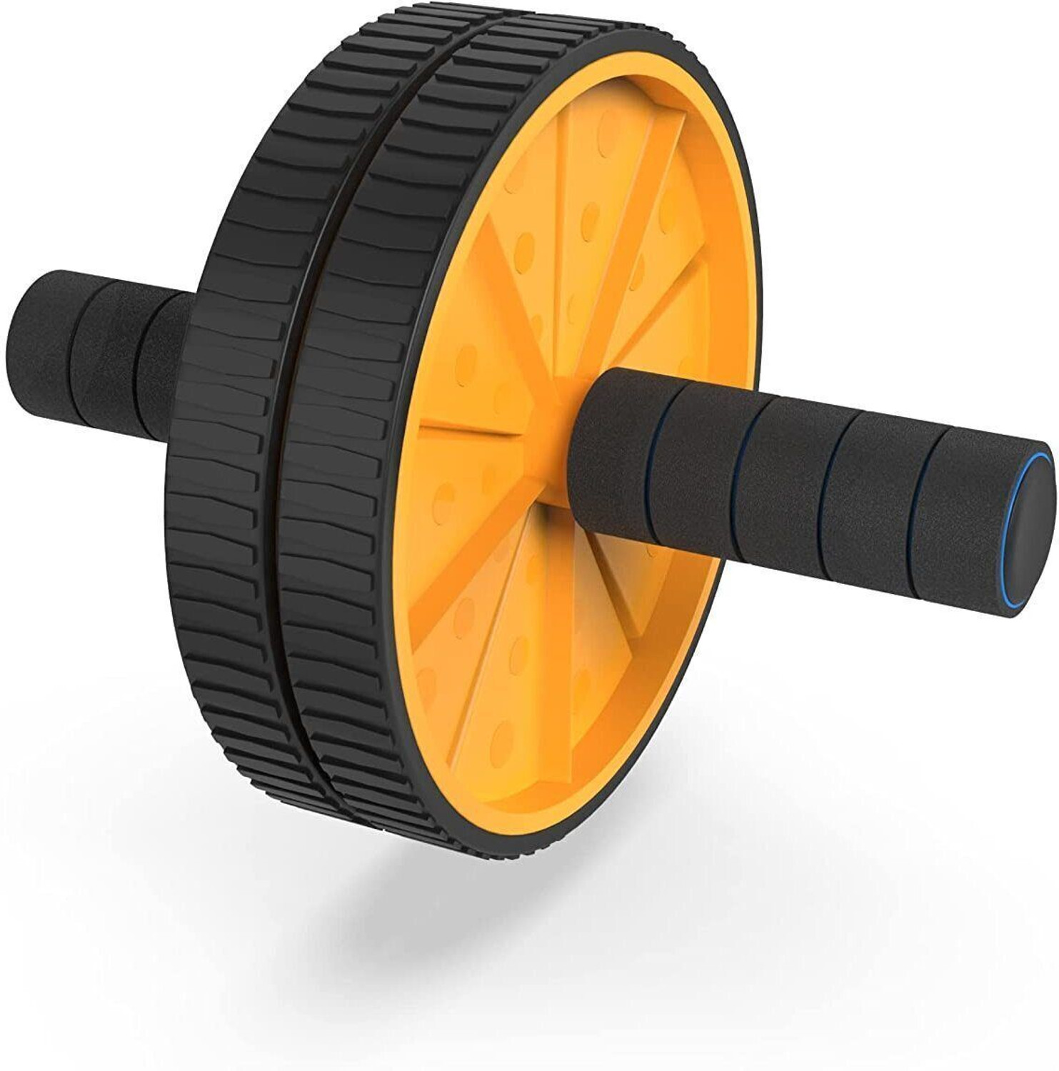 Image of MANROM 2wheel Ab Roller With Toning Tube and Pushup Bar, Skipping Rop Fit.Acces.Kit Ab Exerciser