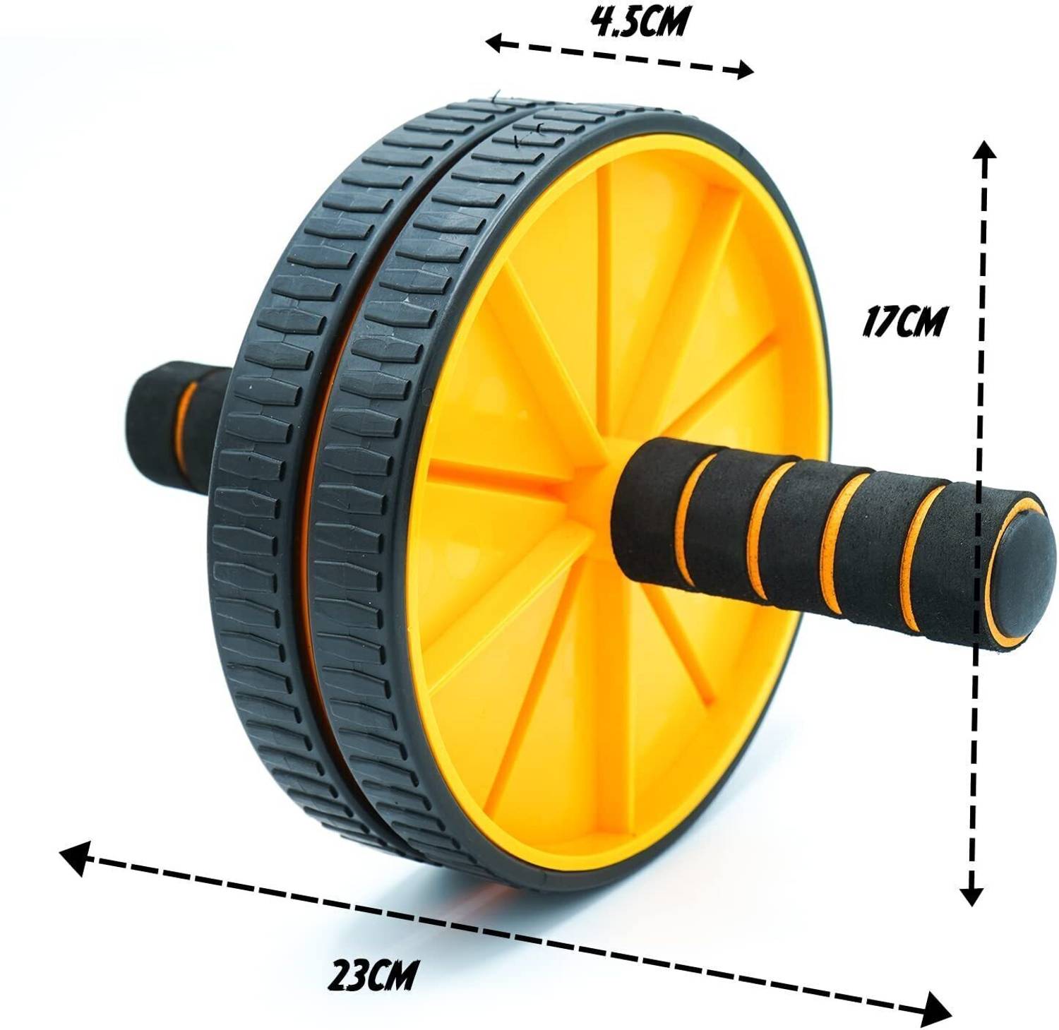 Manogyam Double Wheel Ab Roller Gym - Image 5