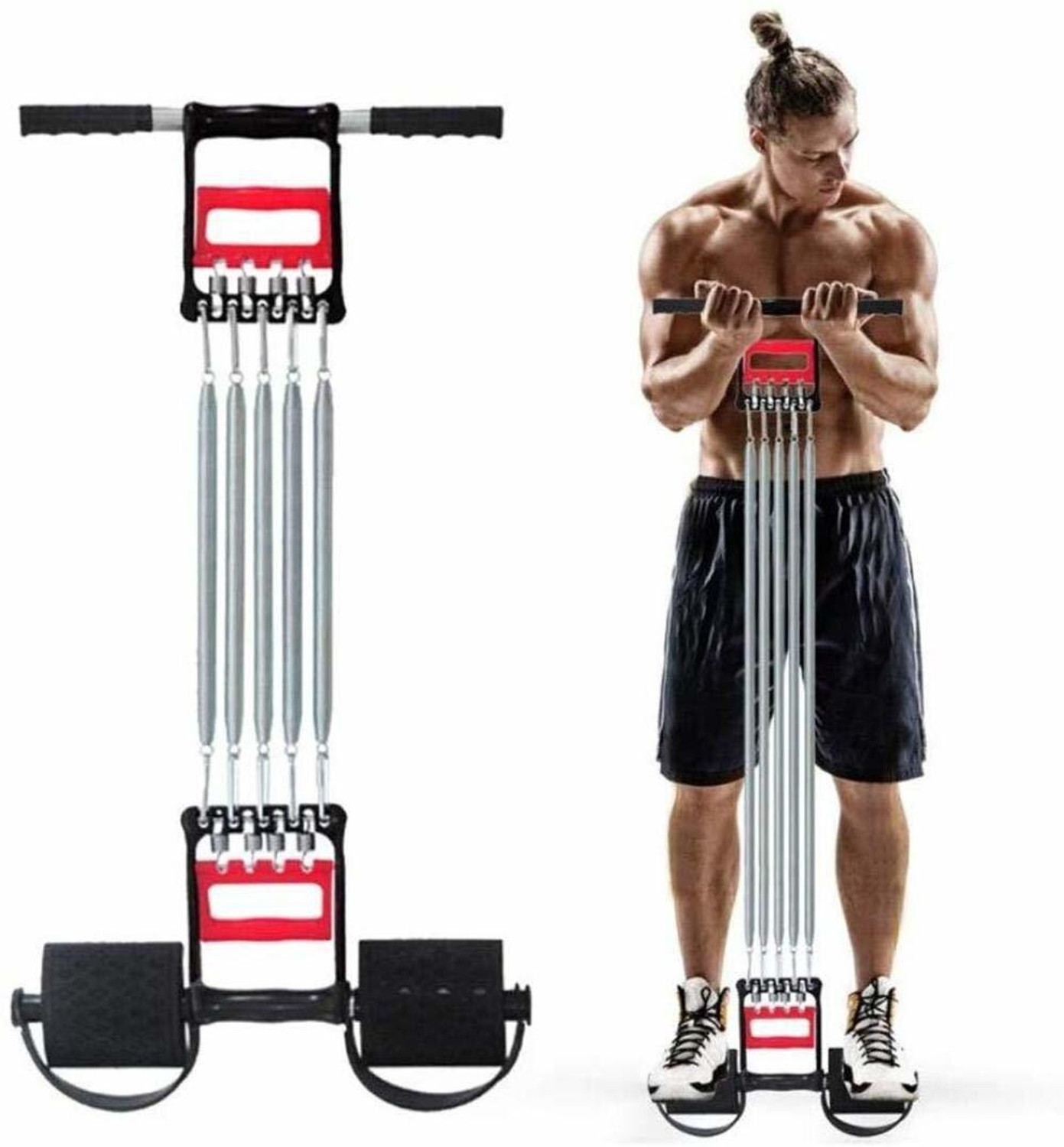 Image of FLIPXEN 3 in 1 Chest Expander Spring for Men and Women Ab Exerciser