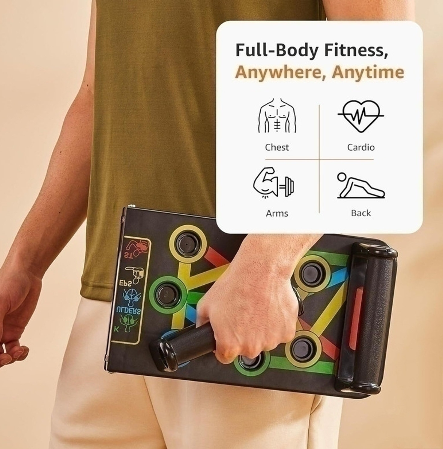 Image of JIM Foldable Muscle Rack for Compact Home Gym Setup Ab Exerciser