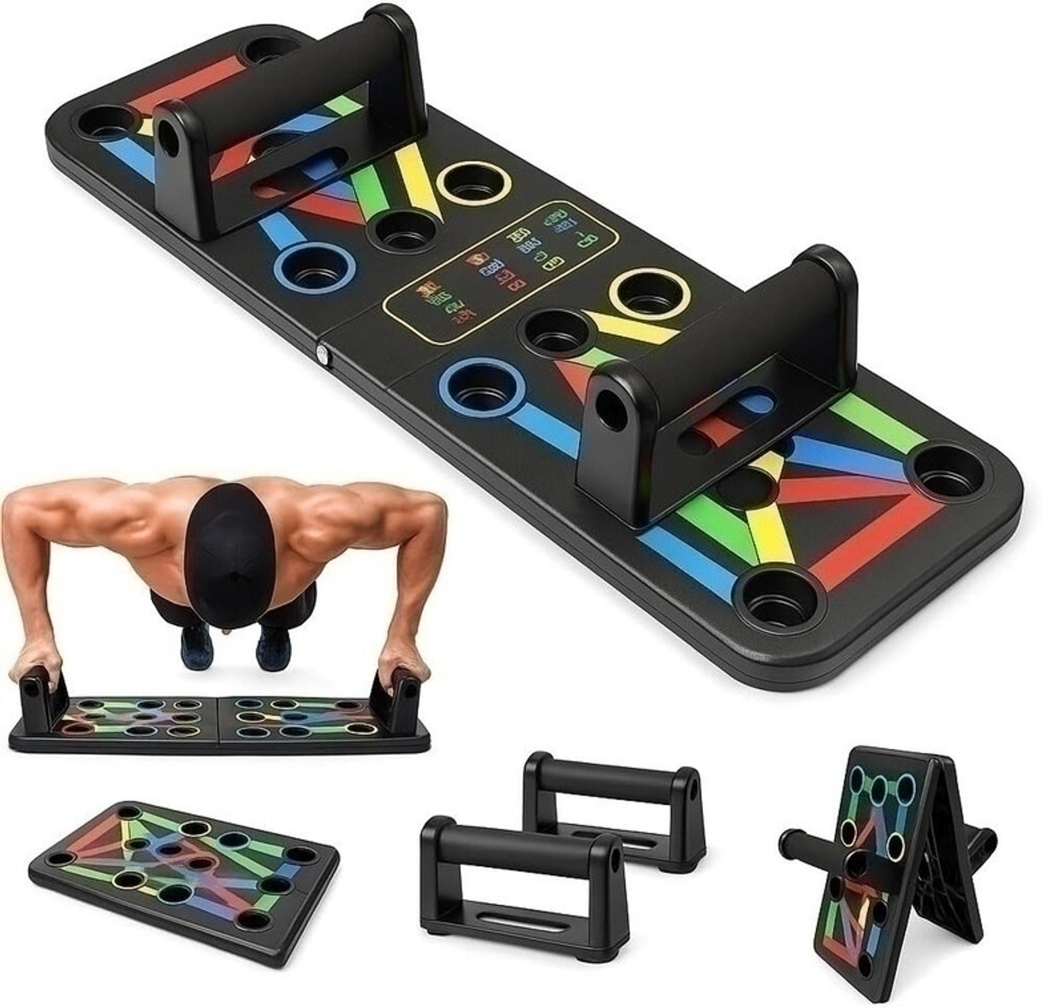 Image of JIM Foldable Muscle Rack for Compact Home Gym Setup Ab Exerciser