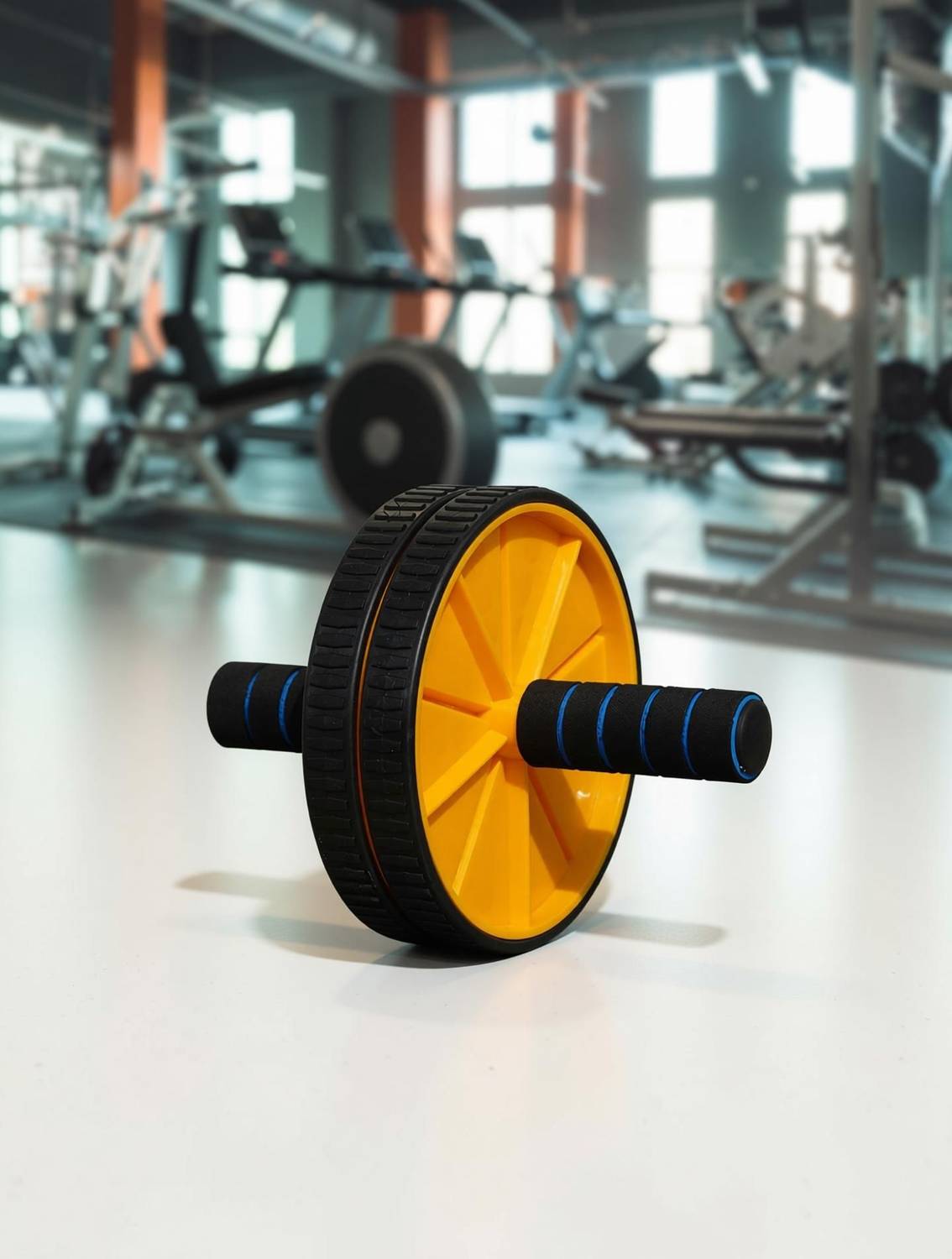 Manogyam Double Wheel Ab Roller Gym - Image 2