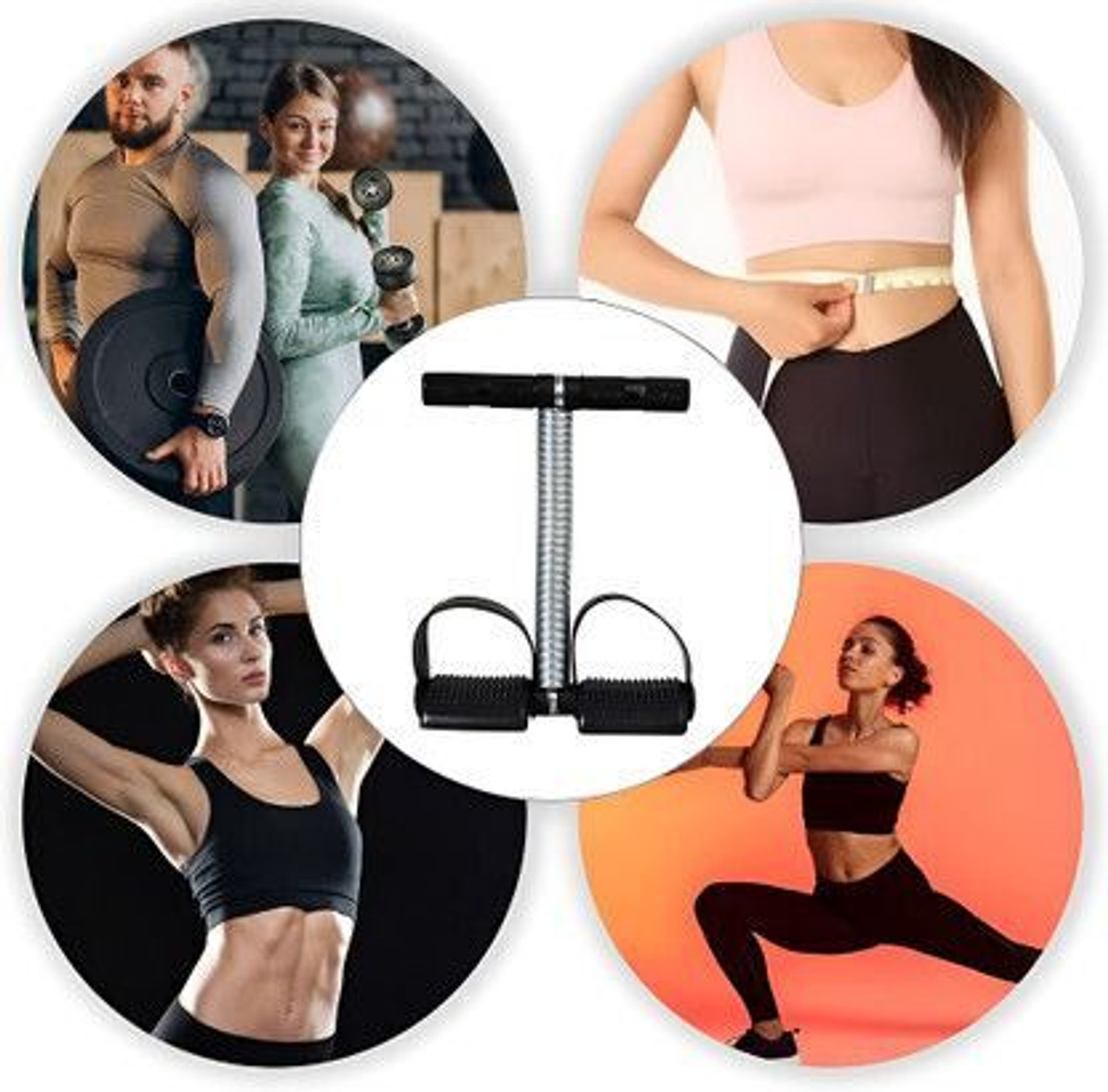 Image of GJSHOP SSBH42 Tummy Trimmer With Single Steel Spring Burn Off Calorie & Tone Your Muscles Ab Exerciser