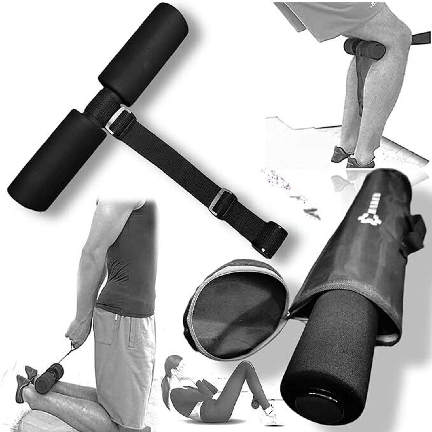 Image of Chaken Nordic Curl Hamstring Strap Home Gym Fitness Exercise Equipment for Workout Ab Exerciser