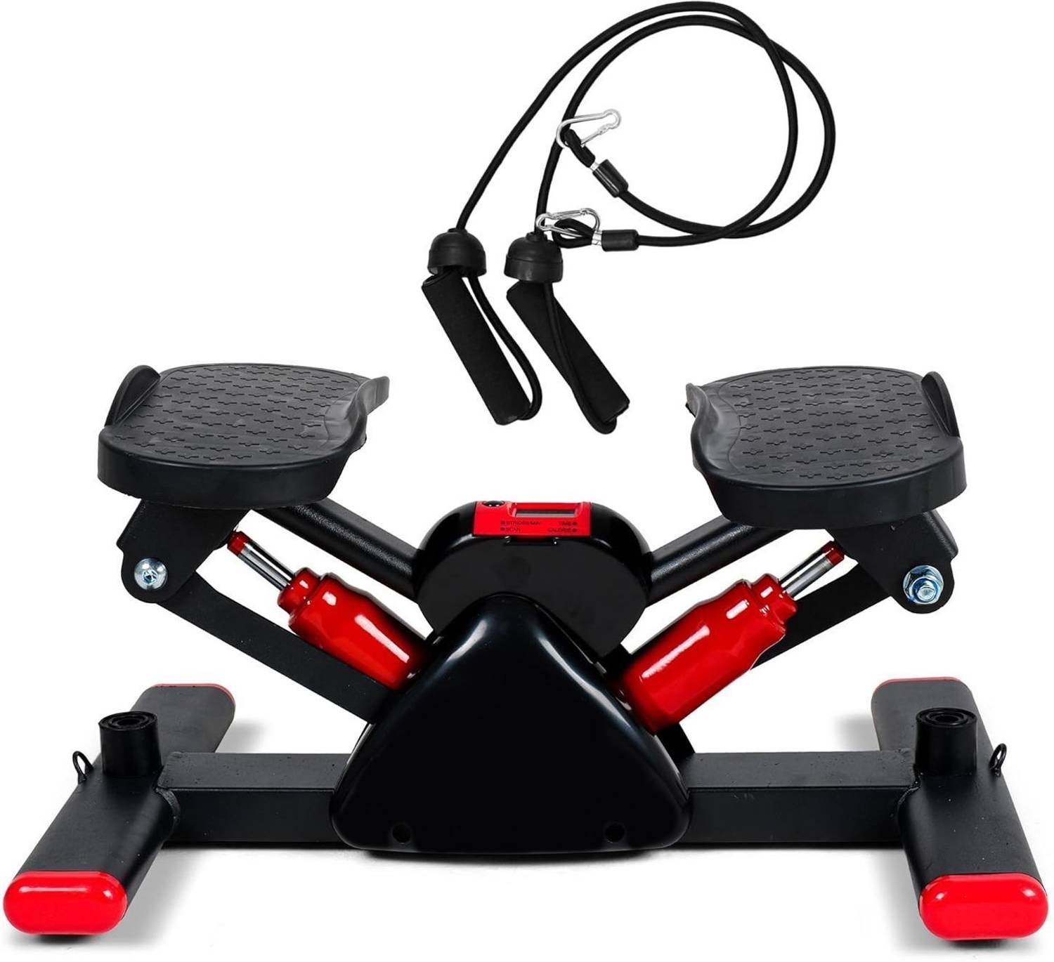 AASHRO MALL Mini Stair Stepper for Exercise with Resistance Bands Ab Exerciser