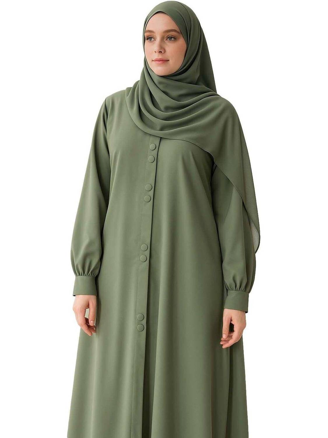 aaruh Polycotton Solid Burqa