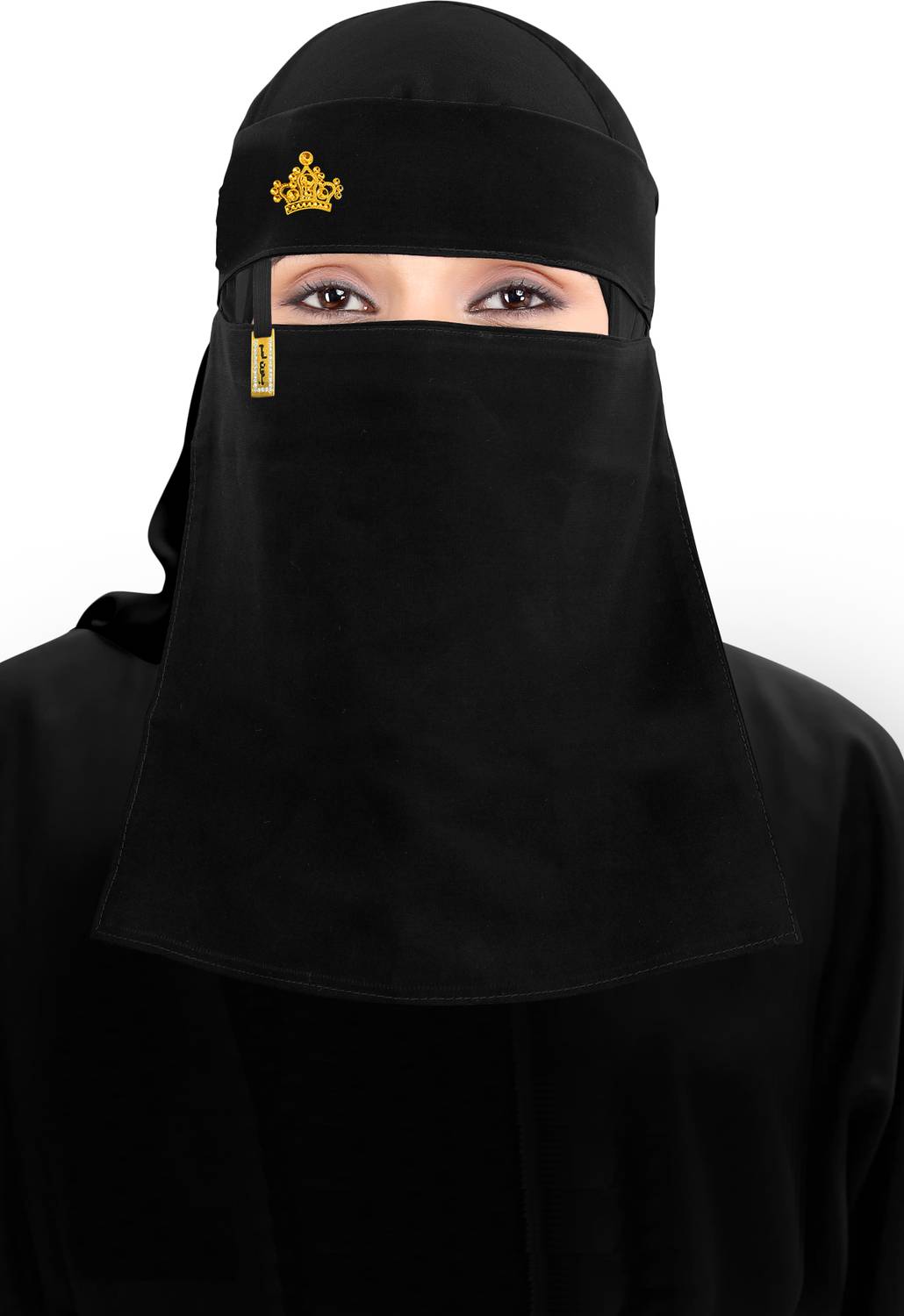 aliniqab Chiffon Solid Abaya