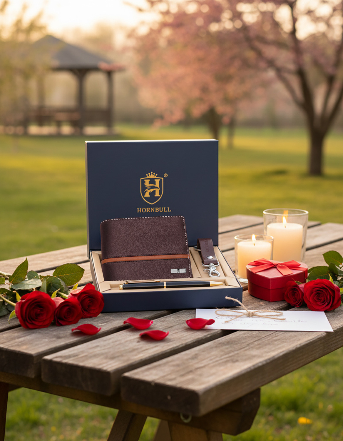 Image of HORNBULL Wallet,Key Chain & Pen