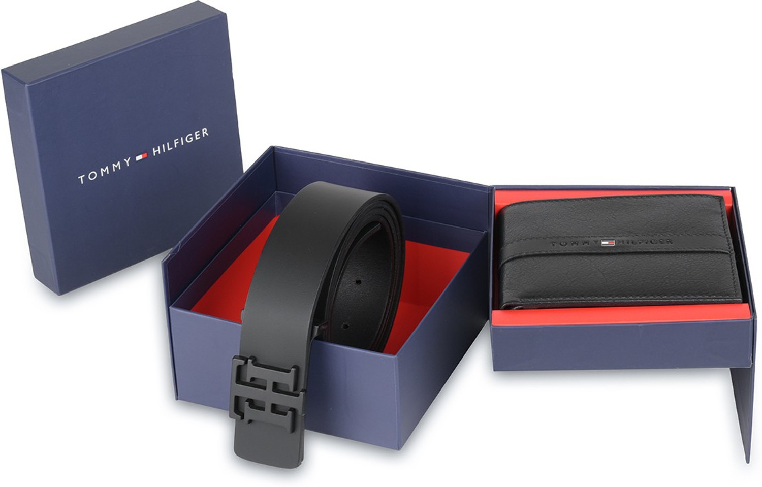 Image of TOMMY HILFIGER Wallet & Belt Combo