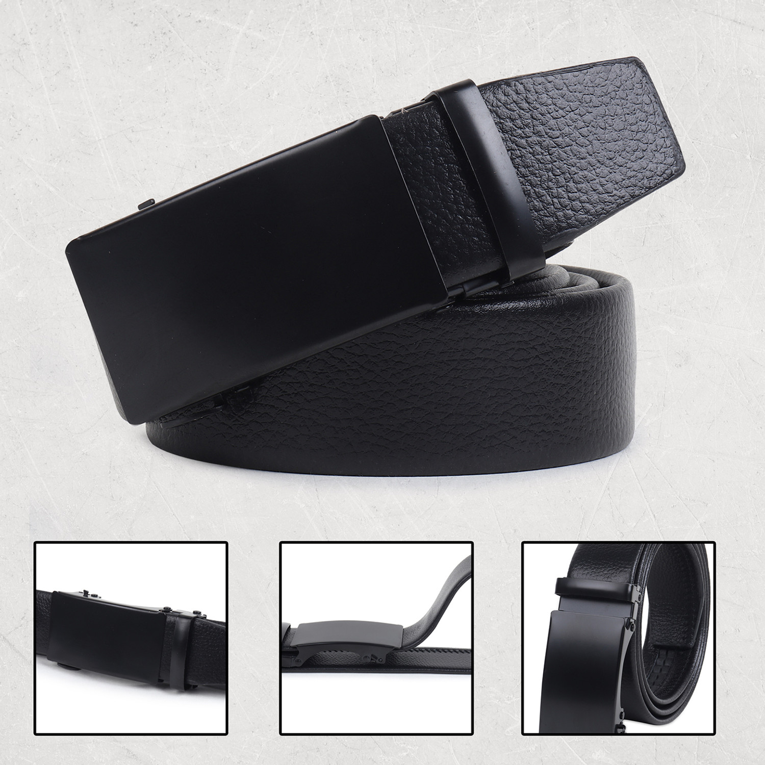 Image of Roadster Men Formal, Casual, Evening, Party Black Artificial Leather Belt