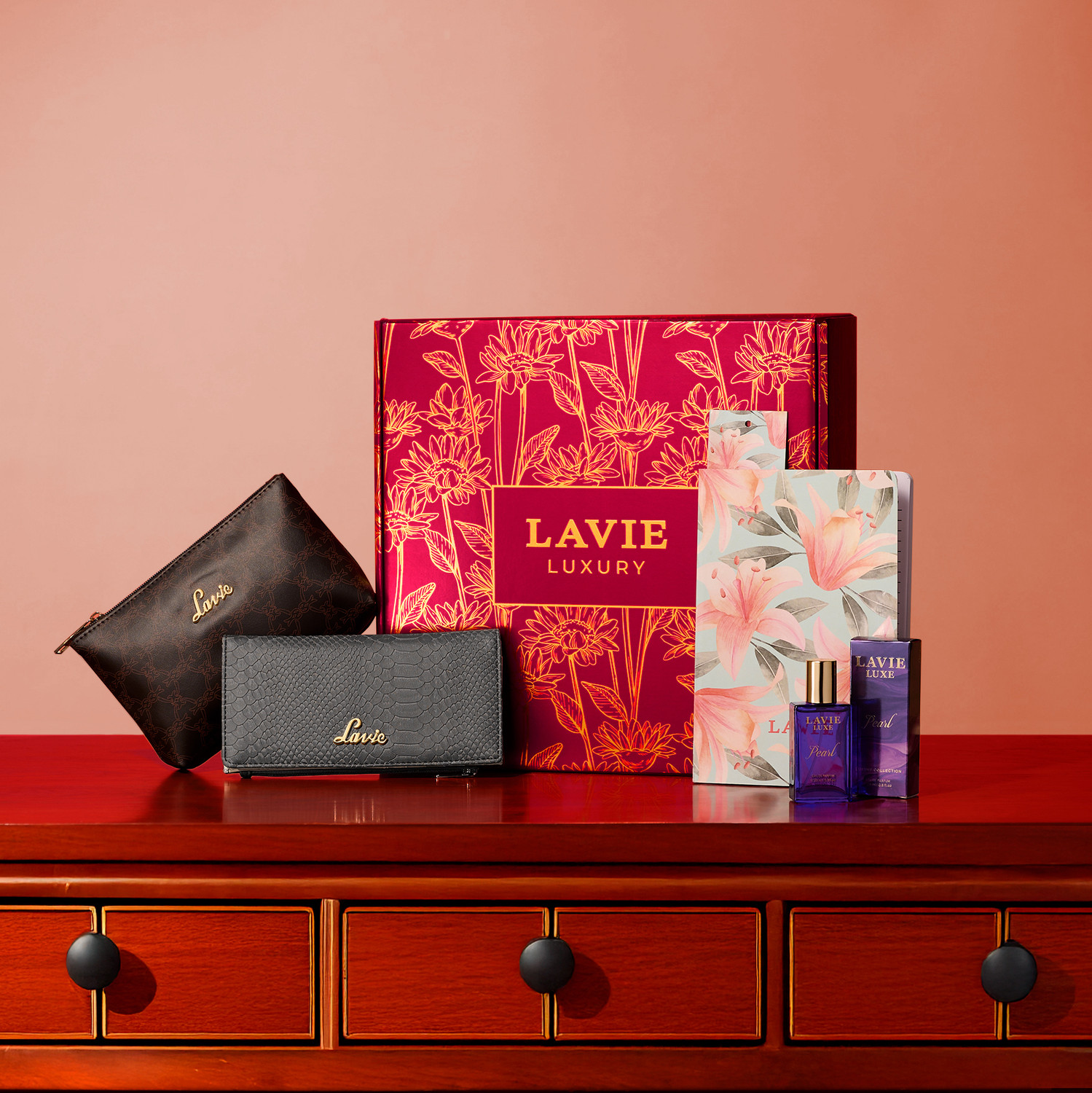 Image of Lavie Card Holder & Wallet Combo