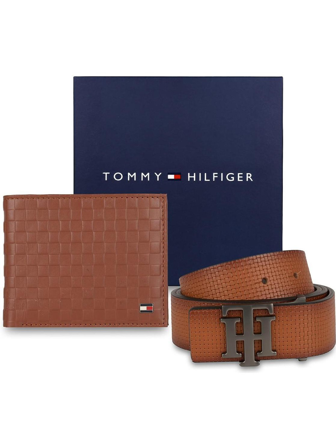 TOMMY HILFIGER Wallet & Belt Combo