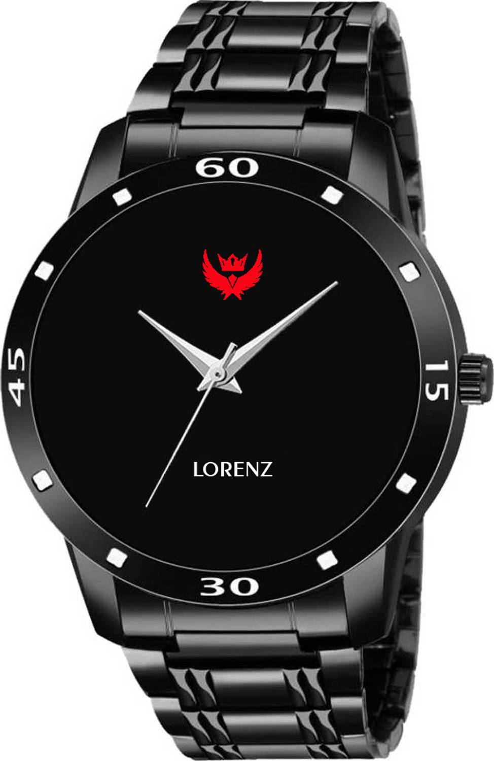 LORENZ Watch & Wallet Combo Black - Image 2