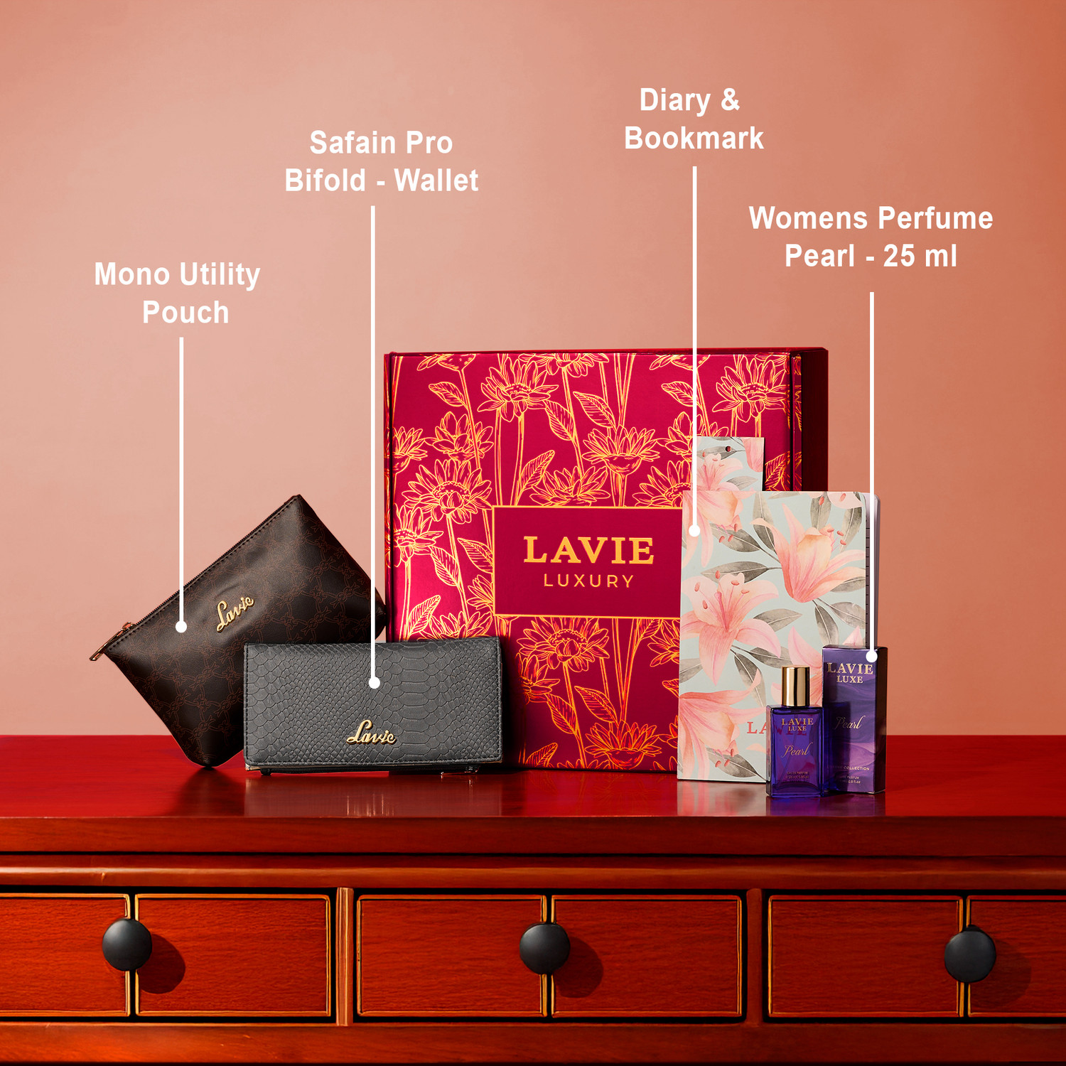 Image of Lavie Card Holder & Wallet Combo