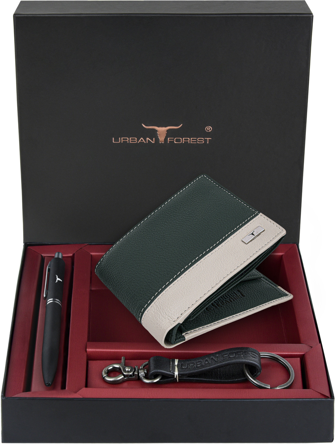 Image of URBAN FOREST Wallet,Key Chain & Pen