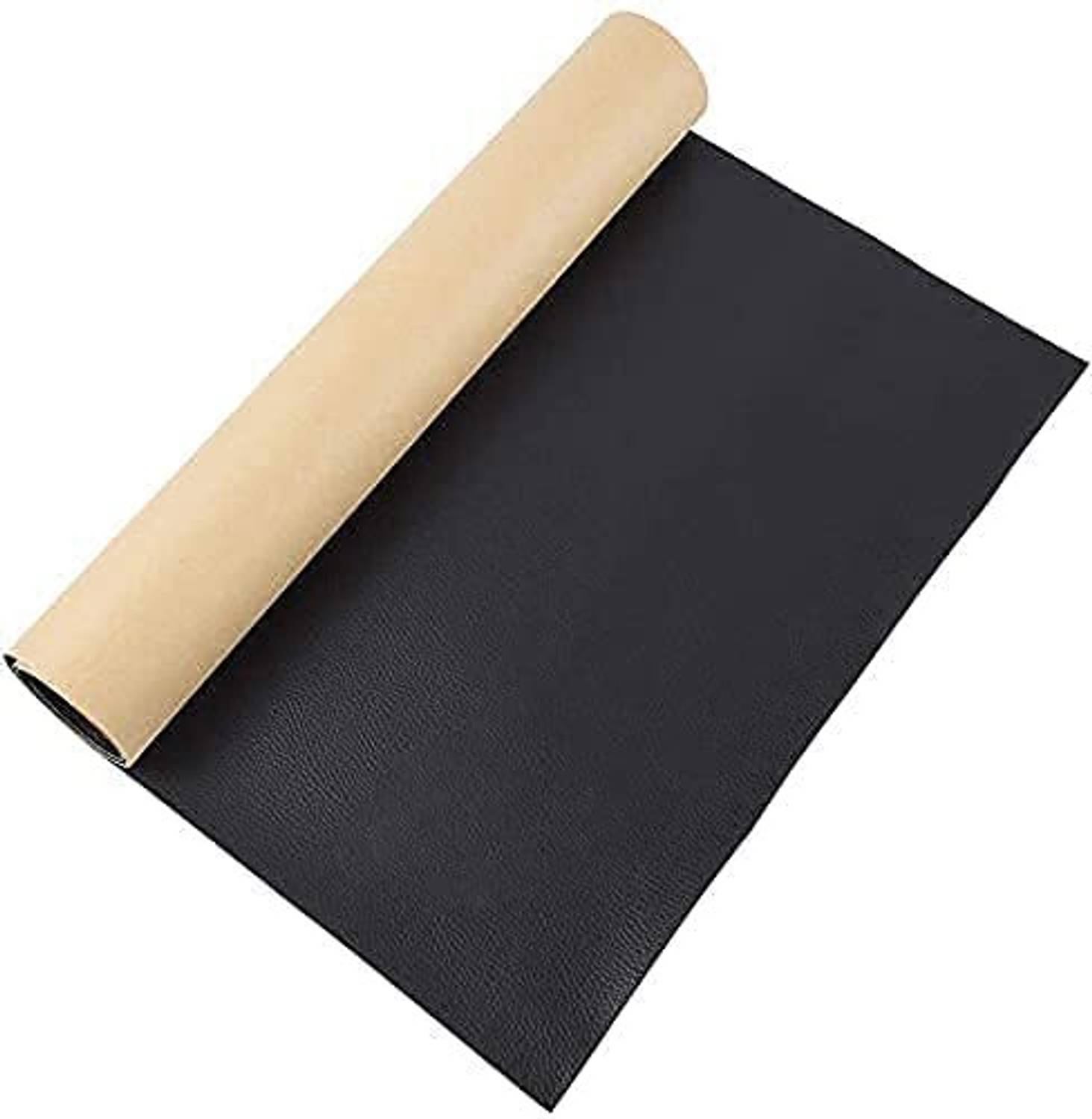 AKSHAR4u Black Lather Adhesive Leather Repair Patch for Upholstery Leather Repair Tape 24 cm Acrylic Sheet