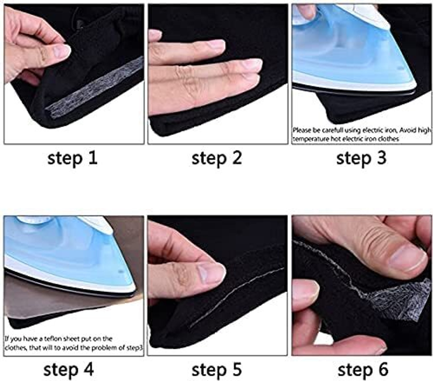 Image of VOIISH Hem Fabric Fusing Tape for Cloths Double Sided Adhesive Accessory Tape Dot