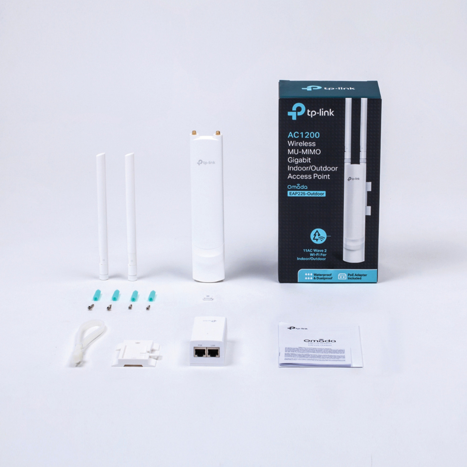 Image of TP-Link 1200 Mbps EAP225-Outdoor AC1200 Wireless MU-MIMO Gigabit Indoor /Outdoor Access Point Access Point