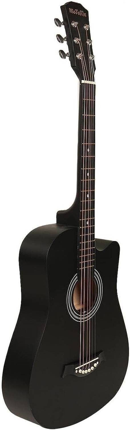 Medellin 38” Black Acoustic Guitar - Image 3