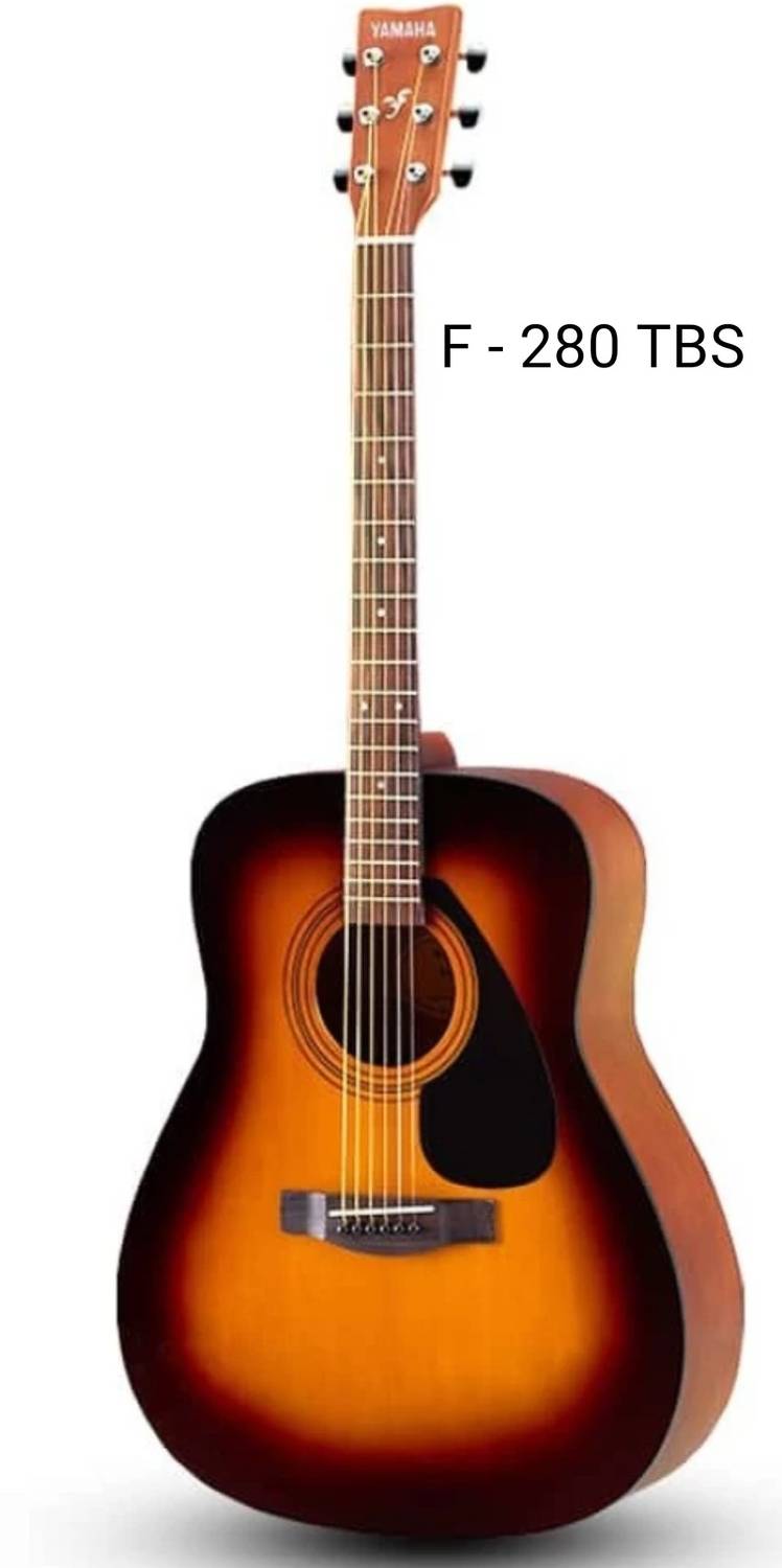 YAMAHA F-280 TBS Acoustic Guitar with Accessories - Image 2