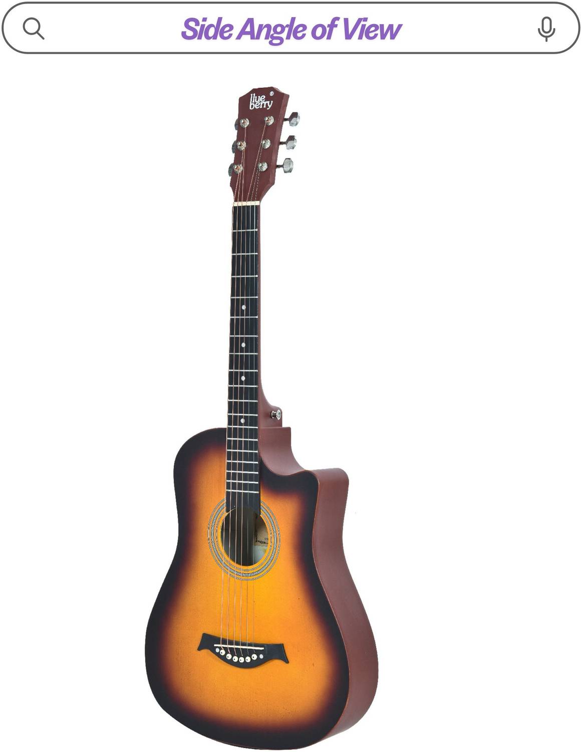 BLUEBERRY B-38CM 38cm Acoustic Guitar - Image 4