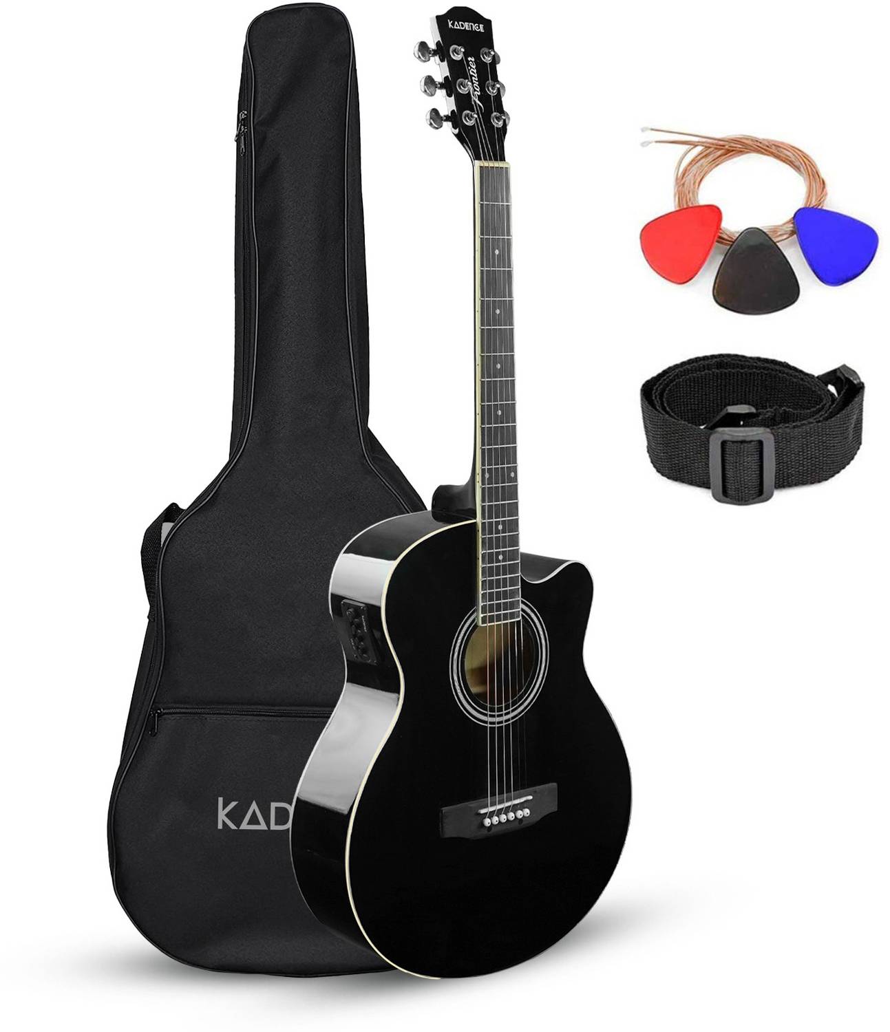 KADENCE KAD-BLK-EQ-C Acoustic Guitar Spruce Rosewood