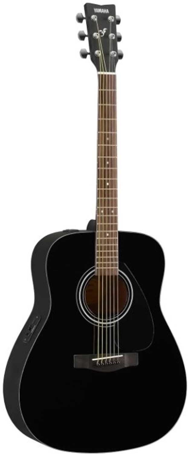 Image of YAMAHA FX280 / /Black Semi-acoustic Guitar Solid Wood Rosewood Right Hand Orientation
