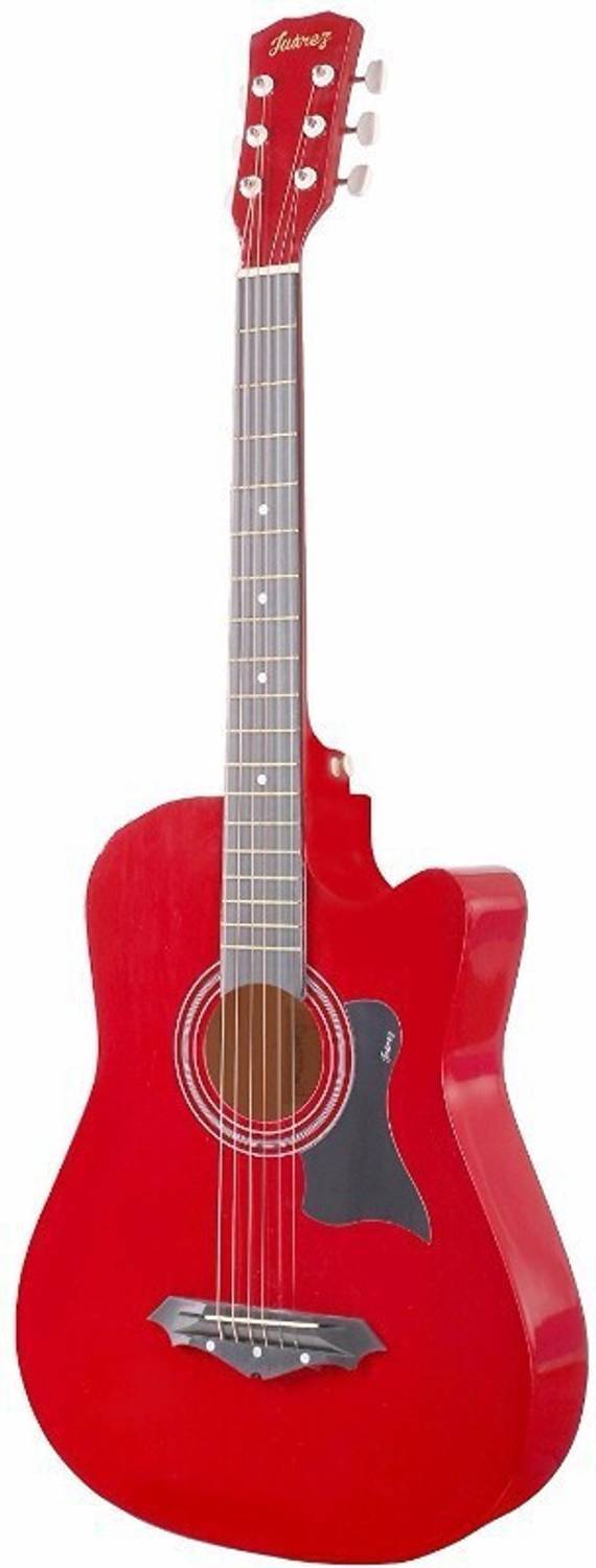 Juarez JRZ38C/RED Acoustic Guitar Linden Wood Ebony Right Hand