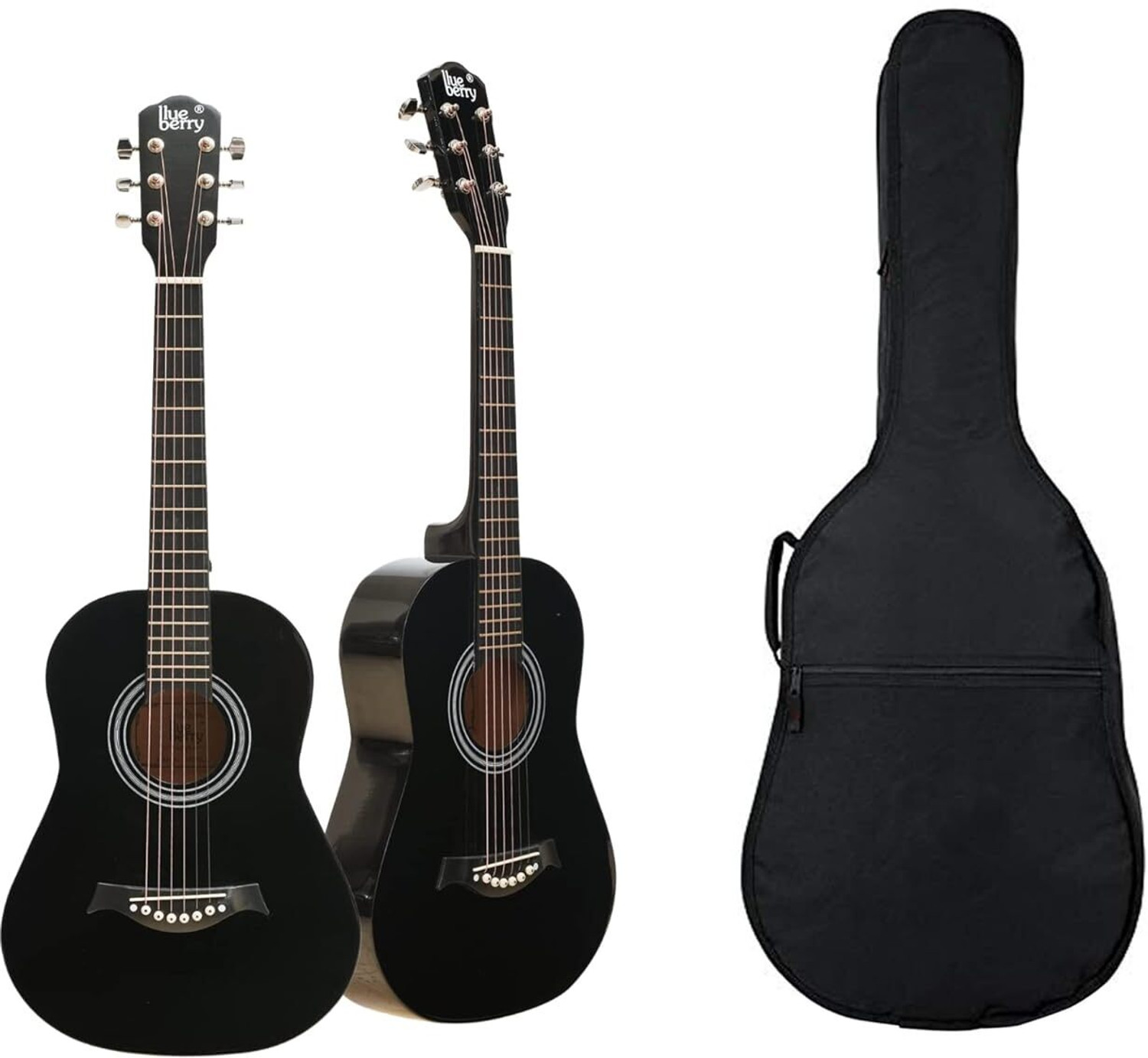 Image of BLUEBERRY ,VIP-340, 34 Inch Acoustic Guitar Basswood, Mahogany, Linden Wood Tech Wood Right Hand Orientation