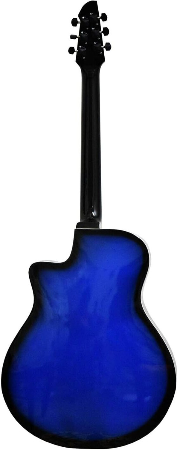 Image of YEMAHAA YEMAHA CM2 BLUE Semi-acoustic Guitar Rosewood Rosewood Right Hand Orientation