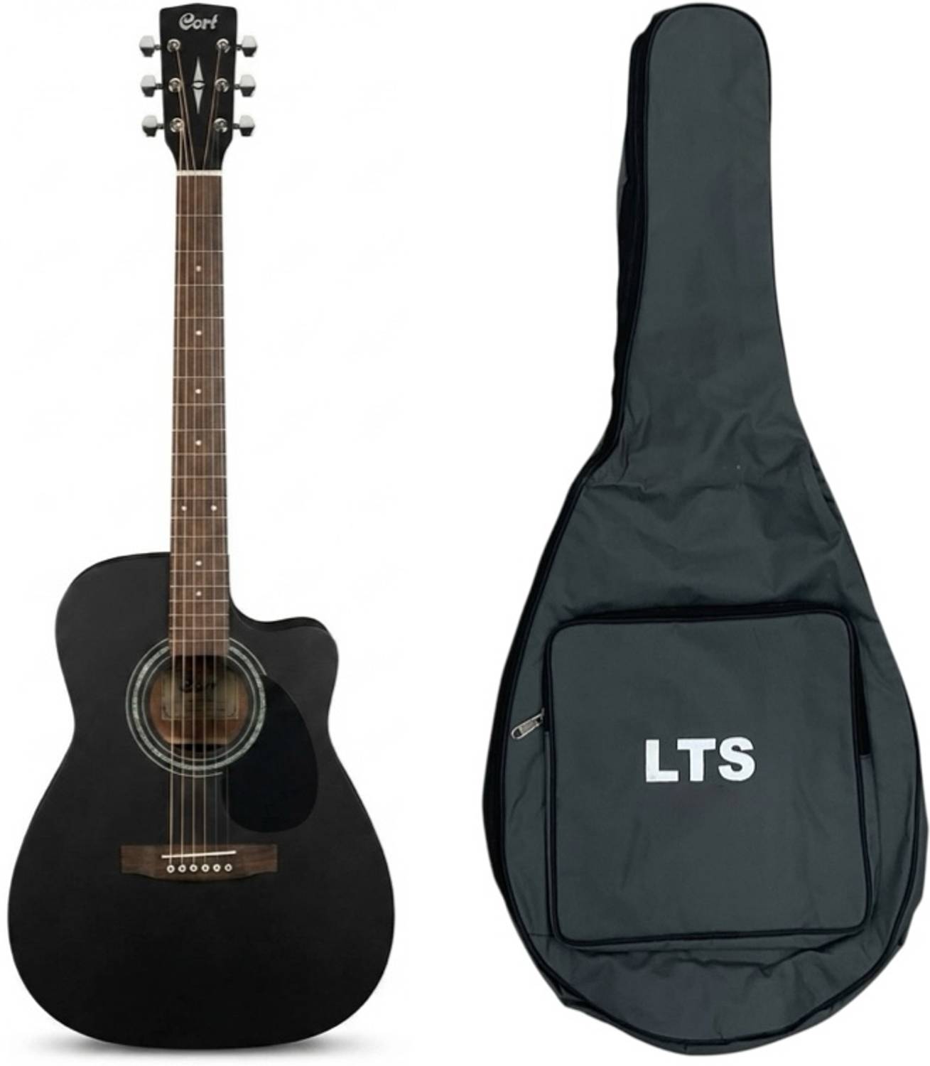 Cort AF500C Bk Mahogany Acoustic Guitar